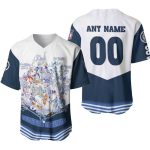 Dallas Cowboys Legends Team Champion Signatures Designed Allover Gift With Custom Name Number For Cowboys Fans Baseball Jersey Gift for Men Dad