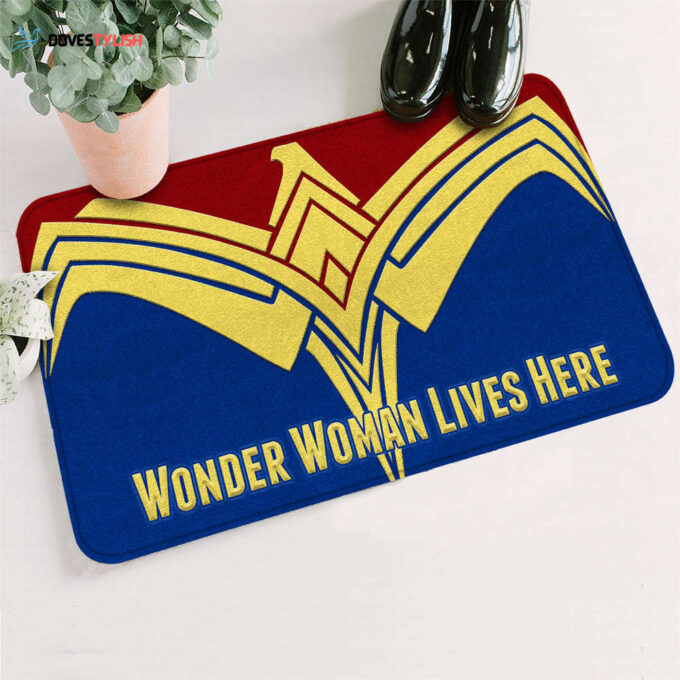 DC Doormat W Women Lives Here Doormat DC Doormat Mats