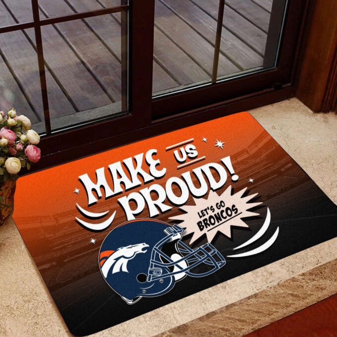 Denver Broncos Doormat Home Decor 2024