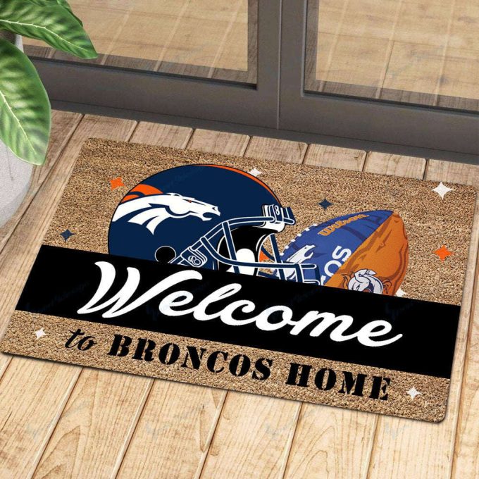 Denver Broncos Doormat Home Decor 2024