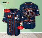 Denver Broncos Personalized Baseball Jersey