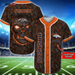 Denver Broncos Personalized Baseball Jersey