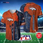 Denver Broncos Personalized Baseball Jersey Gift for Men Dad