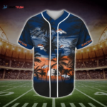 Denver Broncos Tropical Baseball Jersey