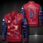 Detroit Tigers Leather Bomber Jacket