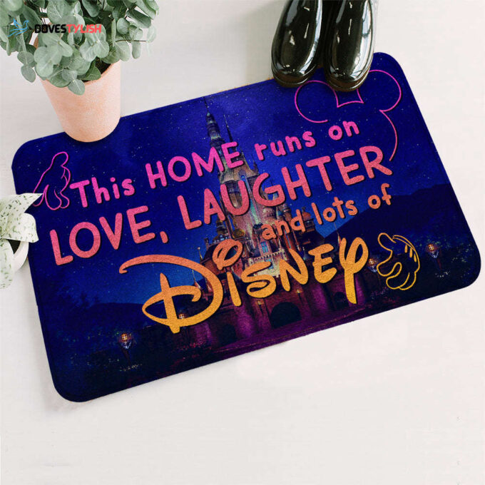 DN Doormat This Home Runs On Love Laughter And Lots Of DN Doormat DN Doormat Mats