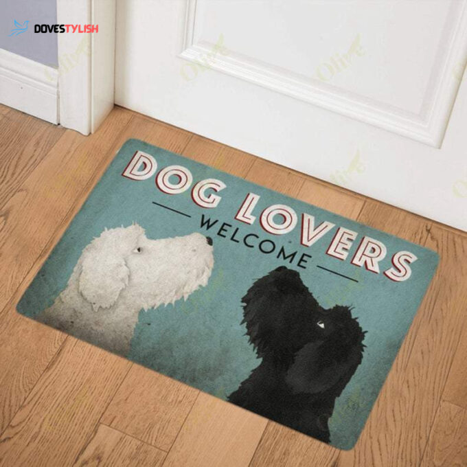 Dog Lovers Easy Clean Welcome DoorMat