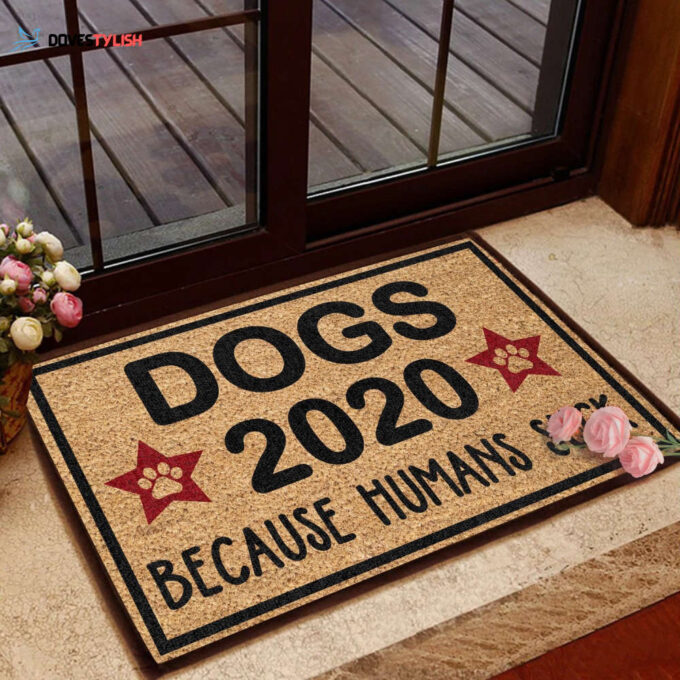 Dogs 2020 Coir Pattern All Over Printing Doormat