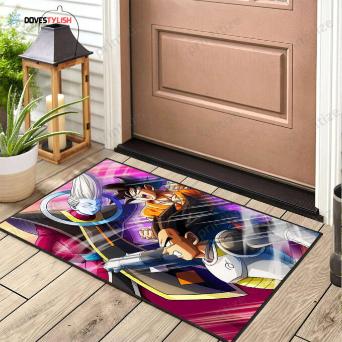 Dragon Ball Goku Vs Whis Dragonball Doormat