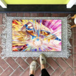 Dragon Ball Songoku Dragonball Fan Art Doormat