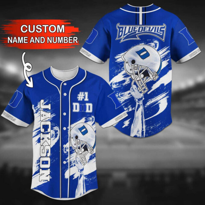 Duke Blue Devils Personalized Baseball Jersey