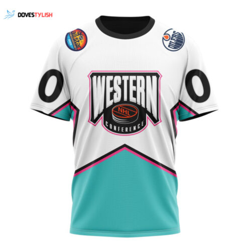 Edmonton Oilers All-Star Western Conference 2023 Unisex T-Shirt For Fans Gifts 2024