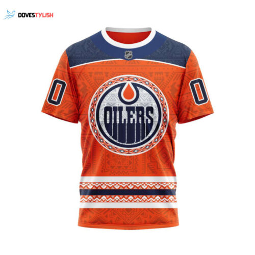 Edmonton Oilers Specialized Kits For Rock Night Unisex T-Shirt For Fans Gifts 2024
