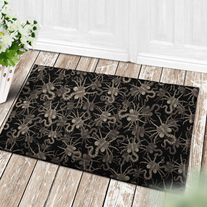 FACE HUGGER PATTERN DOORMAT