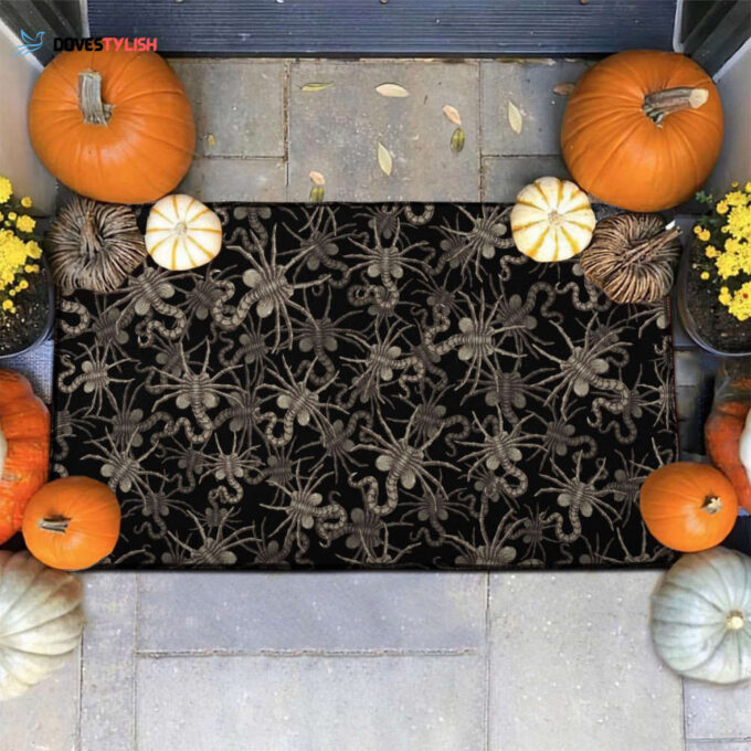 FACE HUGGER PATTERN DOORMAT