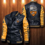 Fc Lorient Leather Bomber Jacket