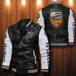 Fc Lorient Leather Bomber Jacket