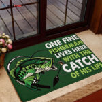 Fishing The Catch Easy Clean Welcome DoorMat