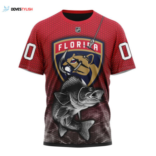 Florida Panthers Specialized Fishing Style Unisex T-Shirt For Fans Gifts 2024