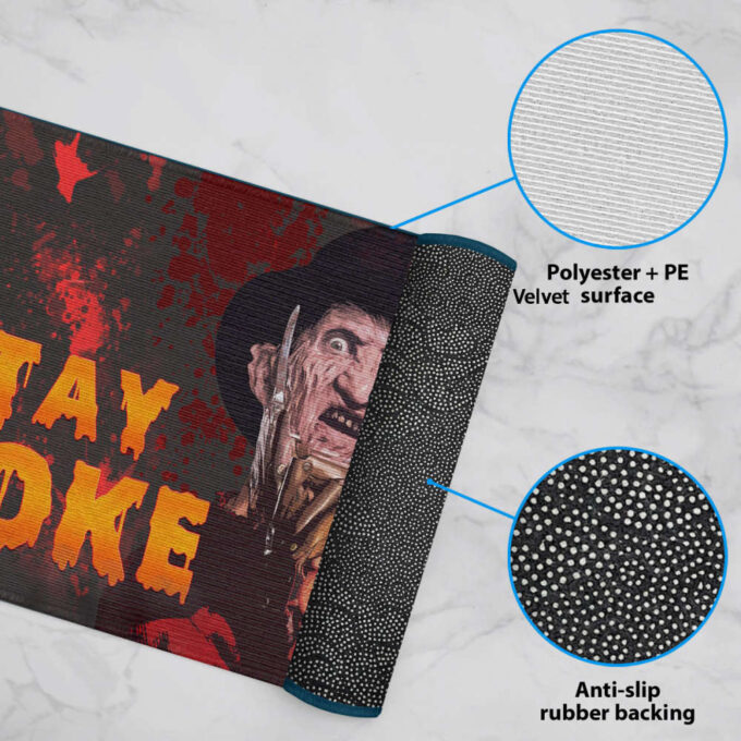 Freddy Stay Woke Horror Halloween Doormat