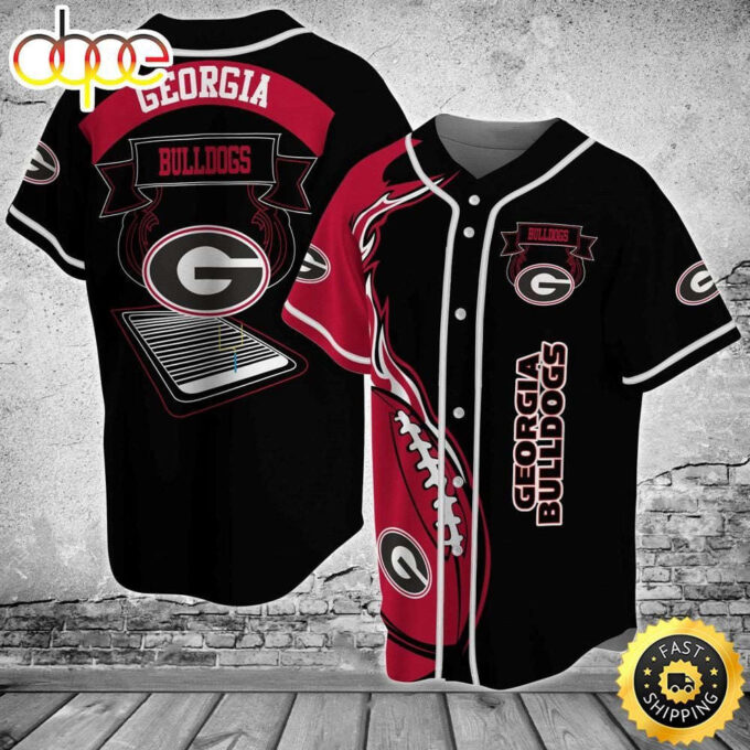 Georgia Bulldogs Baseball Jersey Custom For Fans