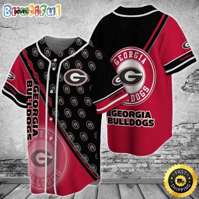Georgia Bulldogs Baseball Jersey Custom For Fans