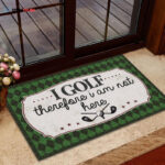 Golf I Am Not Customized Doormat