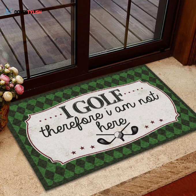 Golf I Am Not Customized Doormat