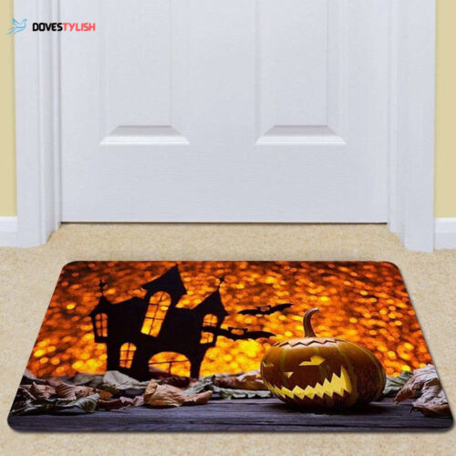 Halloween Skull Trick Or Treat Avoid Doormat Home Decor 2024