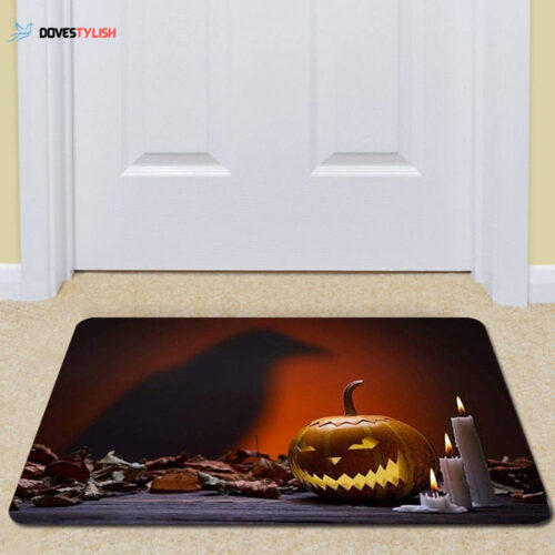 Halloween Pumpkin Doormat Home Decor 2024