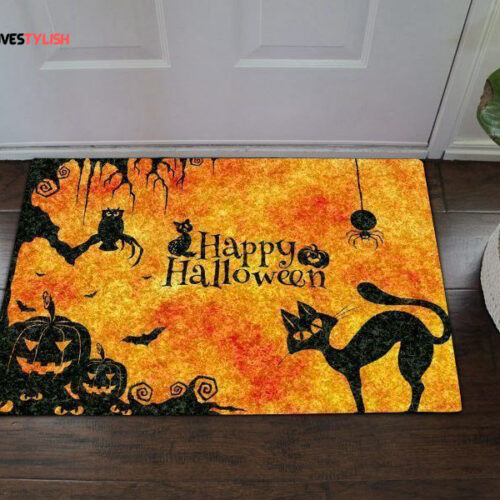 Happy Halloween Home Decor 2024D Doormat