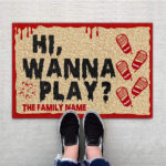 Hi Wanna Play Personalized Doormat Special Gift Home Decor