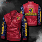 Highlanders Leather Bomber Jacket