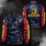 Highlanders Leather Bomber Jacket