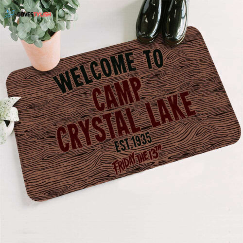 Home Decor 2024 Home Decor 2024 Doormat Welcome To Camp Crystal Lake Doormat 2023