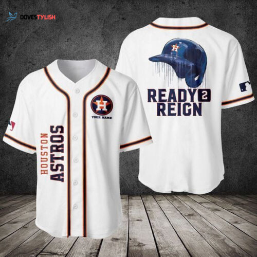 Houston Astros Baseball Jersey Custom For Fans