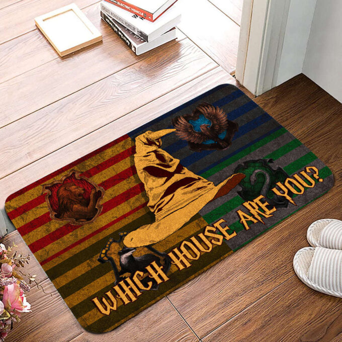 HP Doormat Which Houses Are You Christmas Doormat Amazing HP Doormat Hogwarts Doormat
