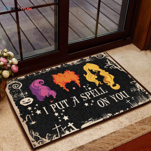 I Put A Spell On You All Over Printing Doormat