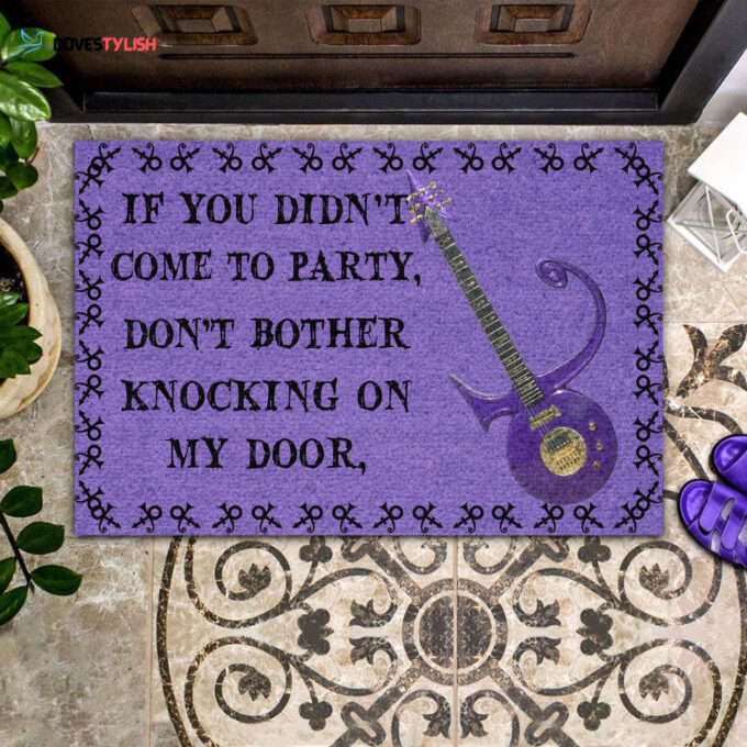 If You Didn’t Come To Party Don’t Bother Knocking On My Door Doormat Welcome Mat House Warming Gift Home Decor Funny Doormat Gift Idea