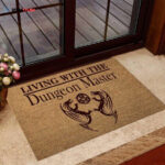 Im Living With The Dungeon Master Easy Clean Welcome DoorMat