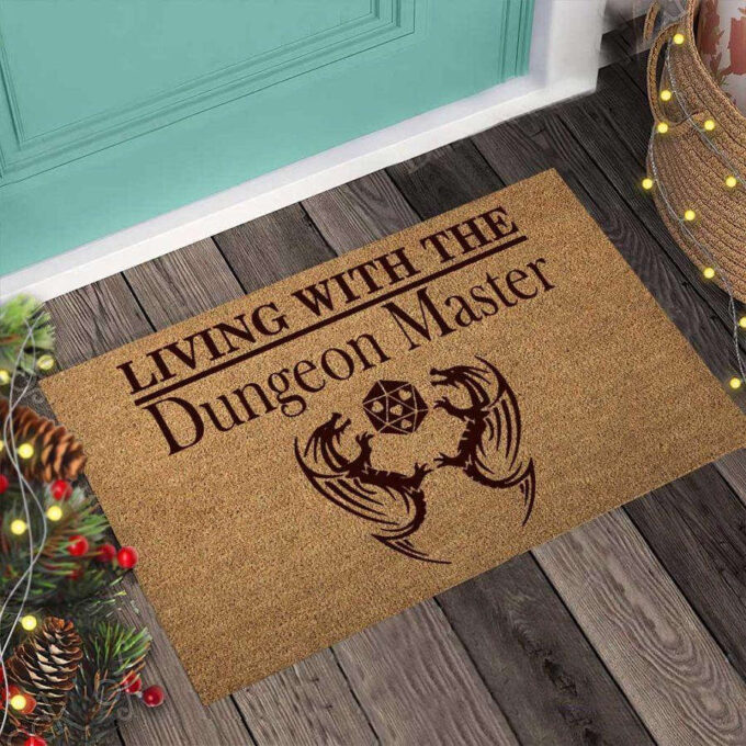 Im Living With The Dungeon Master Easy Clean Welcome DoorMat