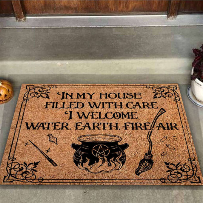 In My House Witch Coir Easy Clean Welcome DoorMat
