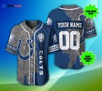 Indianapolis Colts Personalized Baseball Jersey