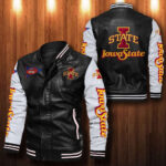 Iowa State Cyclones Leather Bomber Jacket