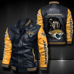 Jacksonville Jaguars Leather Bomber Jacket