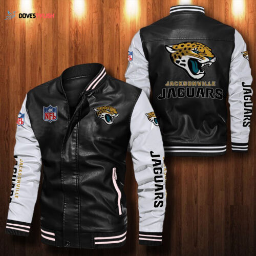 Jacksonville Jaguars Leather Bomber Jacket