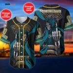 Jacksonville Jaguars Personalized Baseball Jersey