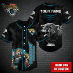 Jacksonville Jaguars Personalized Baseball Jersey