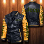 Jeep Leather Bomber Jacket