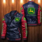 John Deere Leather Bomber Jacket